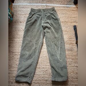 GAP Women’s Corduroy Pants - Light Mossy Green